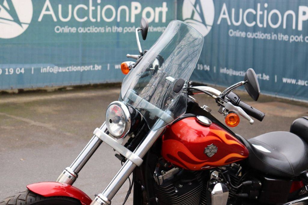Motorcycle Harley Davidson Dyna Wide Glide Petrol 2012