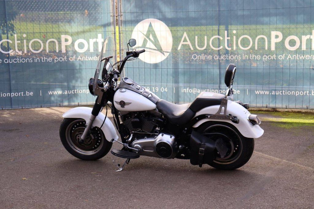 Harley-Davidson Fatboy LO Petrol Motorcycle 2010 (Margin)