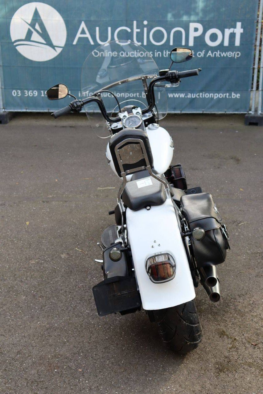 Harley-Davidson Fatboy LO Petrol Motorcycle 2010 (Margin)