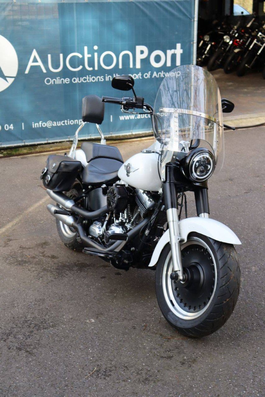 Harley-Davidson Fatboy LO Petrol Motorcycle 2010 (Margin)