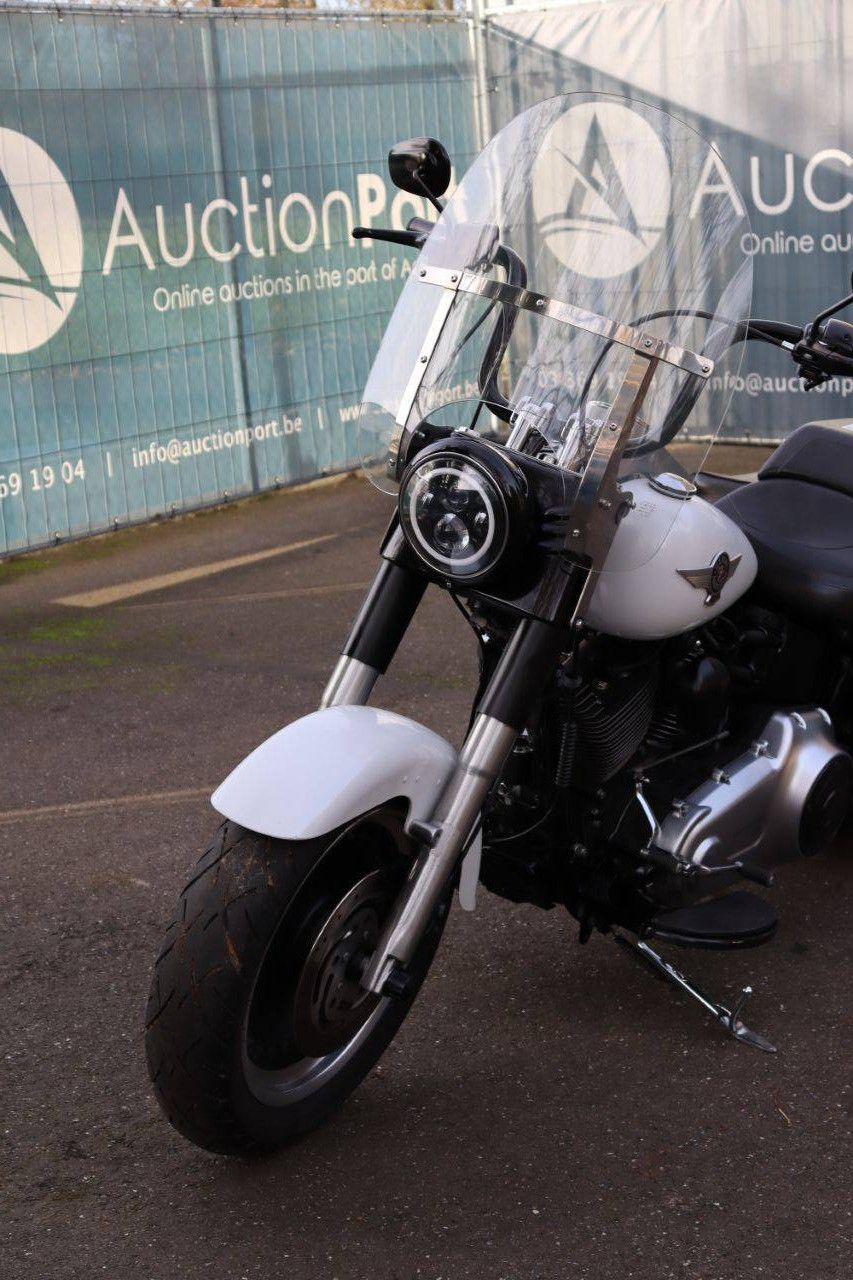 Harley-Davidson Fatboy LO Petrol Motorcycle 2010 (Margin)