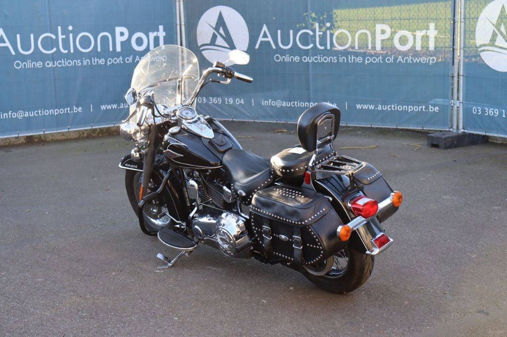 Motorcycle Harley-Davidson Heritage Softail Classic Petrol 2013