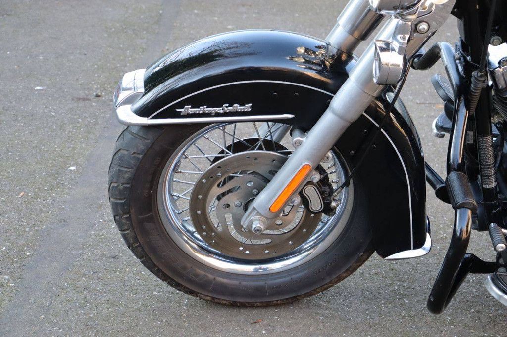 Motorcycle Harley-Davidson Heritage Softail Classic Petrol 2013