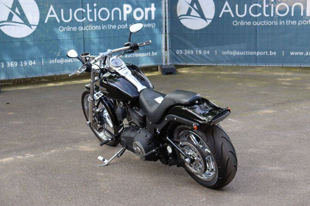 Motorcycle Harley-Davidson Night Train Softrail Petrol 2008