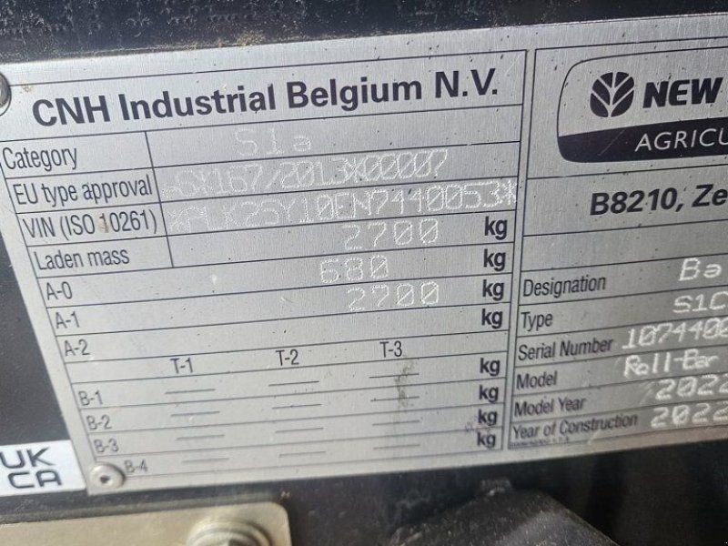 New Holland Roll Bar 125