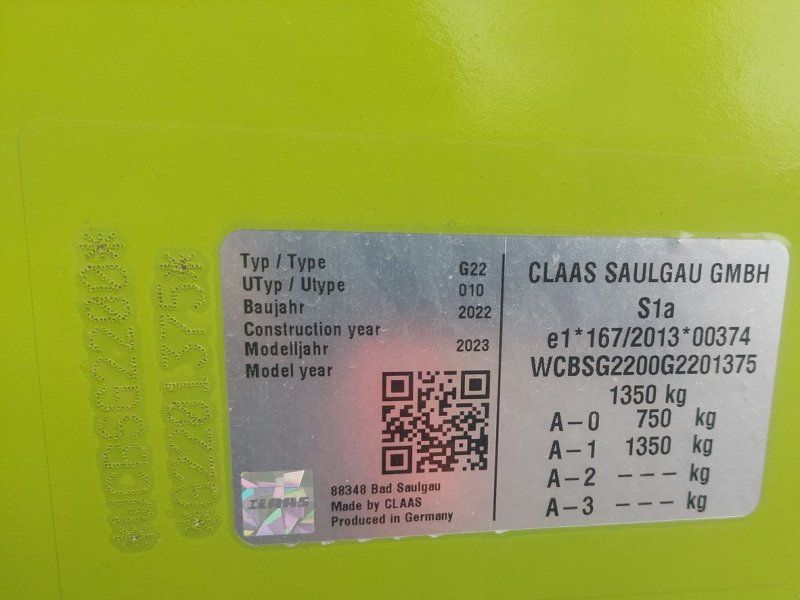 Claas Liner 2600 Trend
