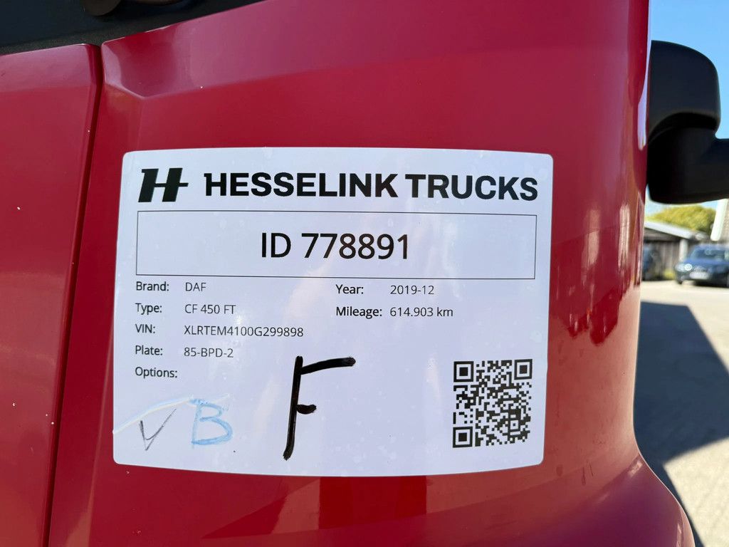 DAF CF 450 4x2 Space Cab EURO 6D! 614.903KM NL Truck APK/TUV 10-2026