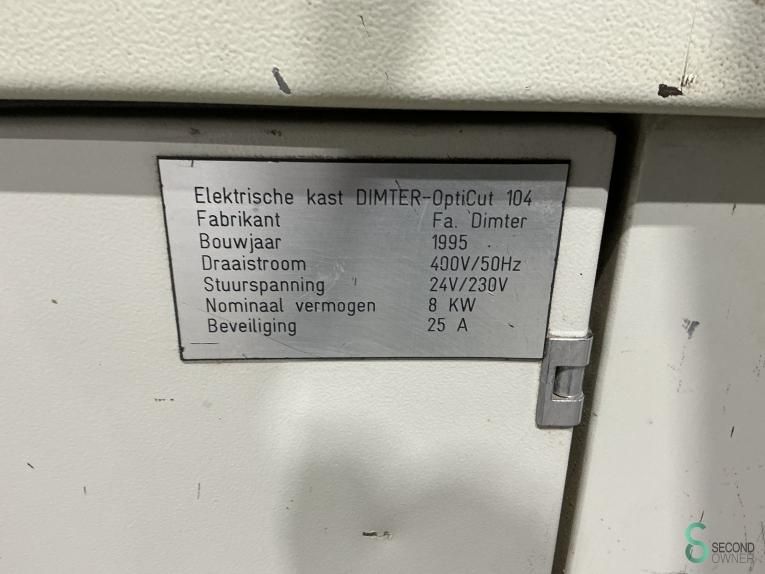 Optimization cross-cut saws Weinig Opticut 104 1996