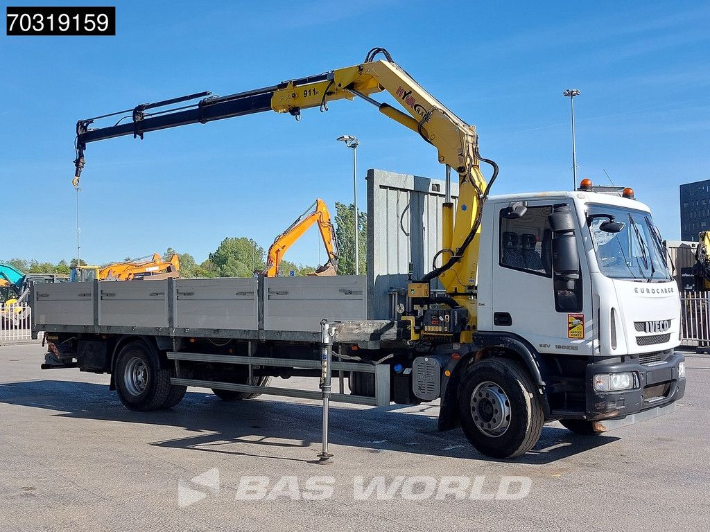 Iveco Eurocargo 180E250 4X2 Hyva V911 3S Crane Kran Manual Euro 5
