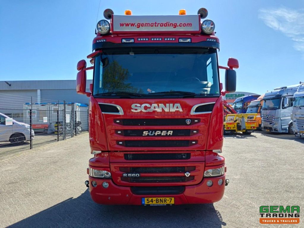 Scania R 560 V8 6x2 Highline Euro6 - 20T Hooklift - Folding Bumper - Double Jaw Coupling - Full Air - NL Truck