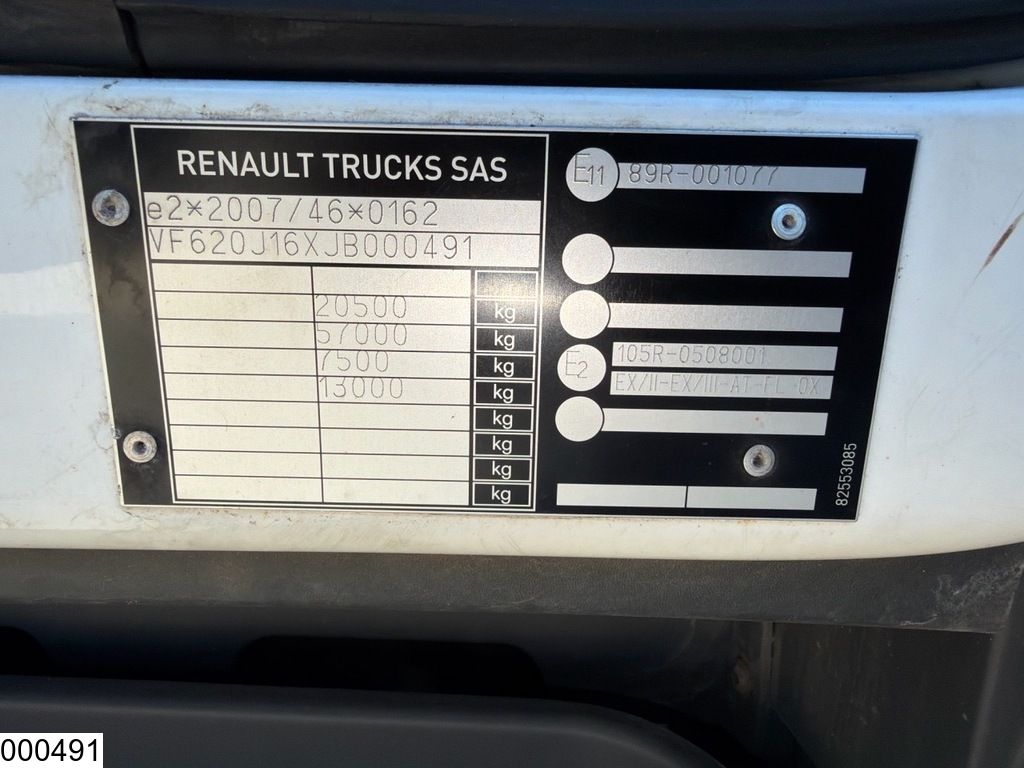 Renault D Wide EURO 6, Combi, PTO, Palfinger