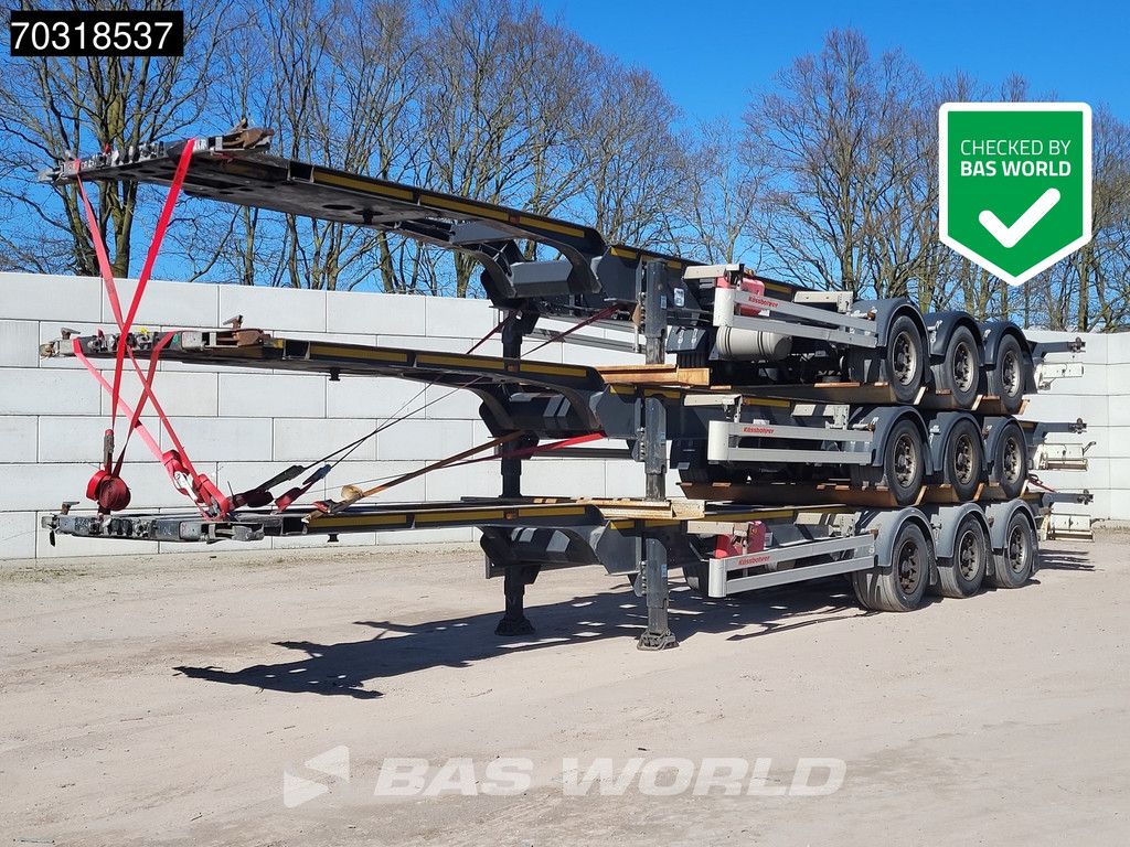Kässbohrer CS 3 axles Stacked Trailers 40/45ft 09/26