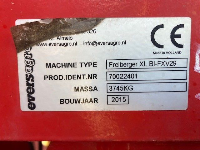 Gebruikte EVERS Freiberger XL bouwlandbemester met rol 60 cm