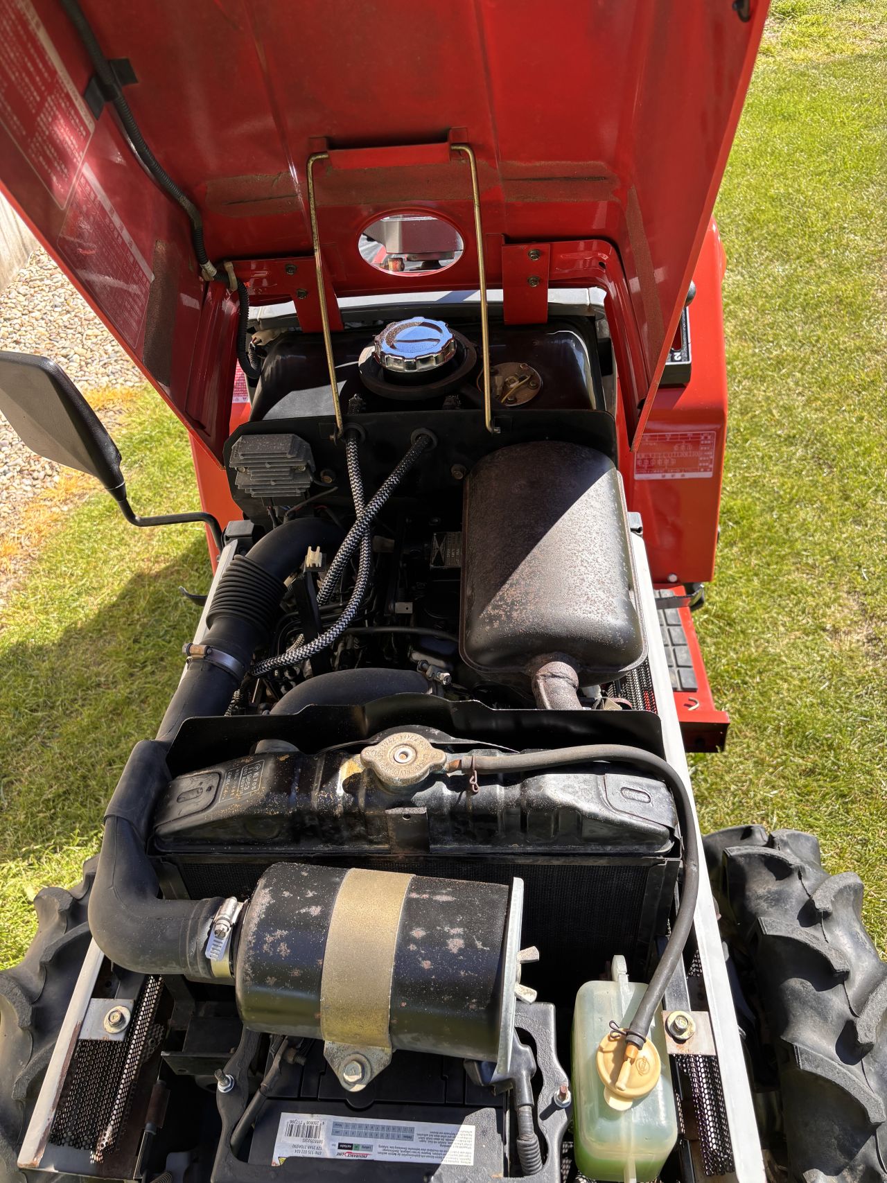Yanmar FF165 4WD minitractor - 629 uur - 17 PK - incl onderhoud