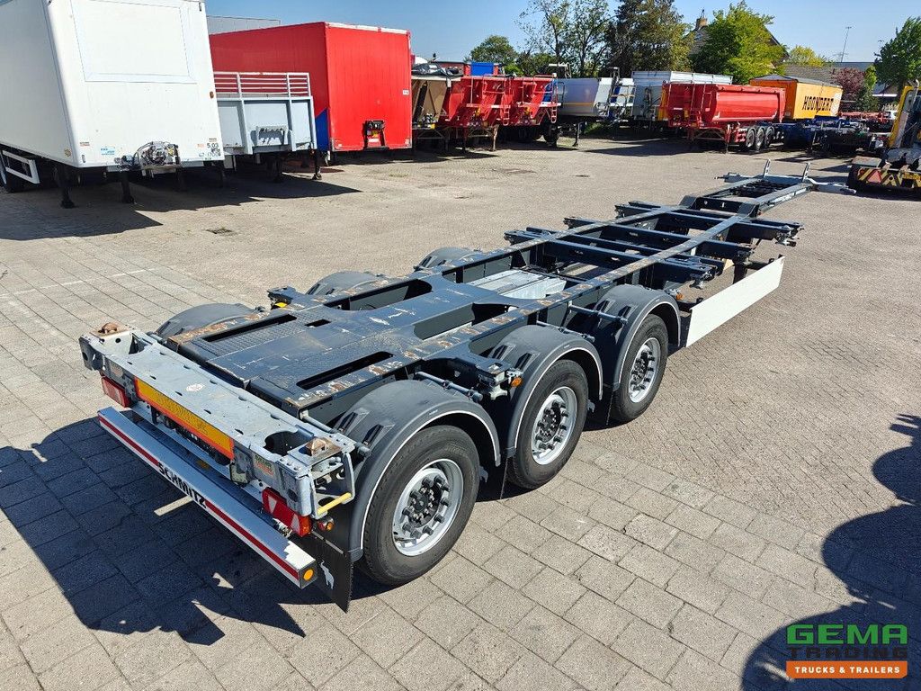 Schmitz Cargobull SCB S3D Alle Containertypen – Front-/Heckschieber – Liftachse Schmitz-Achsen mit Scheibenbremsen – TÜV bis 06/2026