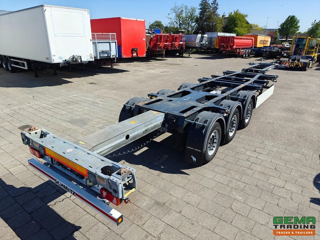 Schmitz Cargobull SCB S3D Alle Containertypen – Front-/Heckschieber – Liftachse Schmitz-Achsen mit Scheibenbremsen – TÜV bis 06/2026