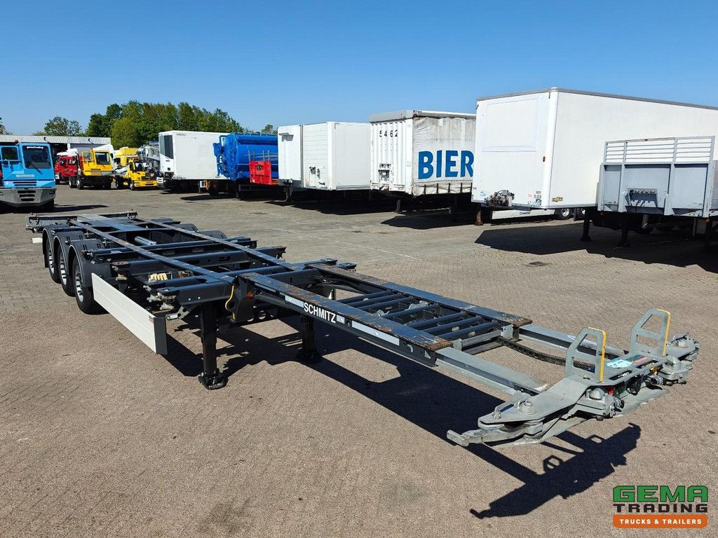 Schmitz Cargobull SCB S3D Alle Containertypen – Front-/Heckschieber – Liftachse Schmitz-Achsen mit Scheibenbremsen – TÜV bis 06/2026
