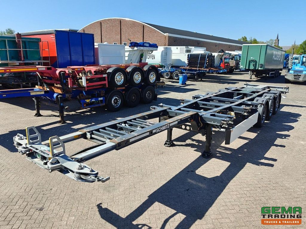 Schmitz Cargobull SCB S3D Alle Containertypen – Front-/Heckschieber – Liftachse Schmitz-Achsen mit Scheibenbremsen – TÜV bis 06/2026