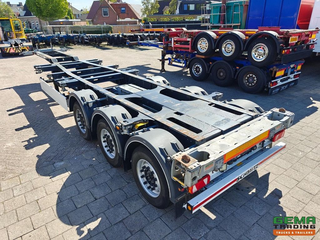Schmitz Cargobull SCB S3D Alle Containertypen – Front-/Heckschieber – Liftachse Schmitz-Achsen mit Scheibenbremsen – TÜV bis 06/2026