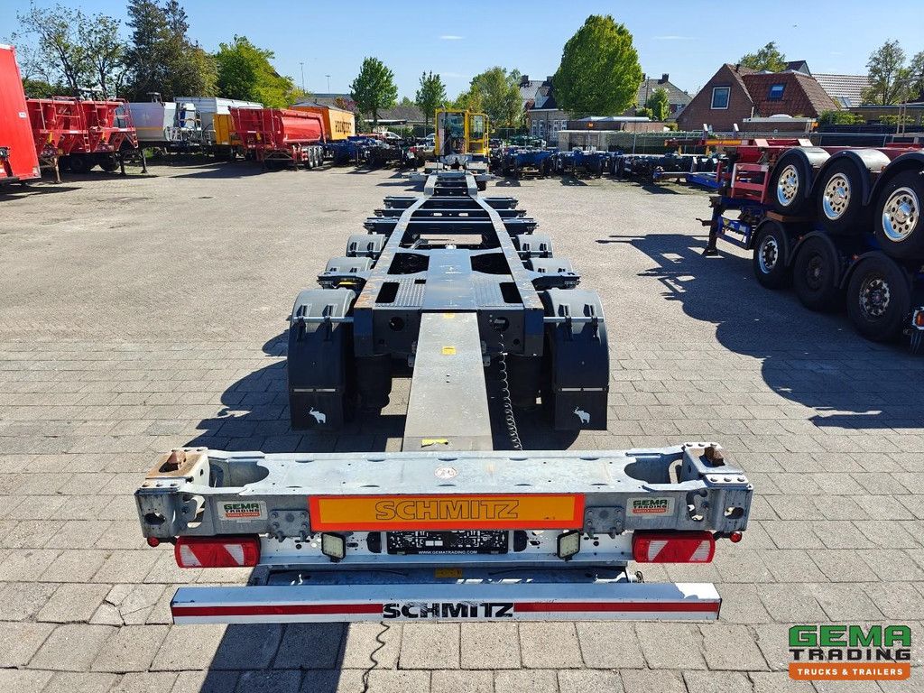 Schmitz Cargobull SCB S3D Alle Containertypen – Front-/Heckschieber – Liftachse Schmitz-Achsen mit Scheibenbremsen – TÜV bis 06/2026
