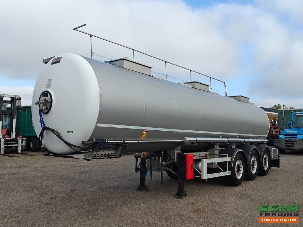 Magyar SR A1 SD2A0N SRMAGS 25000L - Chemie/Agro Geïsolleerde Tank - Hydraulische Lospomp - 1 Compartiment - Alcoa - 5380KG - SAF assen Schijfrem
