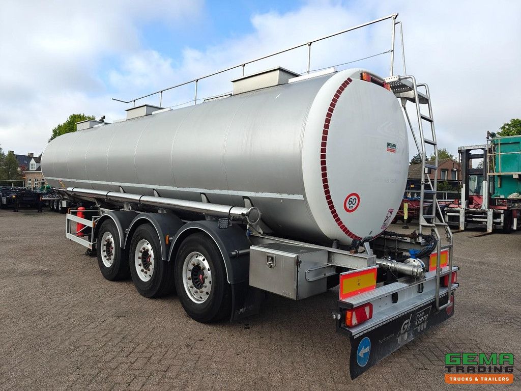 Magyar SR A1 SD2A0N SRMAGS 25000L - Chemie/Agro Geïsolleerde Tank - Hydraulische Lospomp - 1 Compartiment - Alcoa - 5380KG - SAF assen Schijfrem