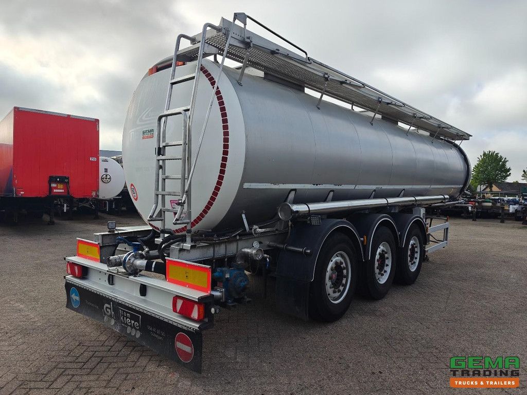 Magyar SR A1 SD2A0N SRMAGS 25000L - Chemie/Agro Geïsolleerde Tank - Hydraulische Lospomp - 1 Compartiment - Alcoa - 5380KG - SAF assen Schijfrem