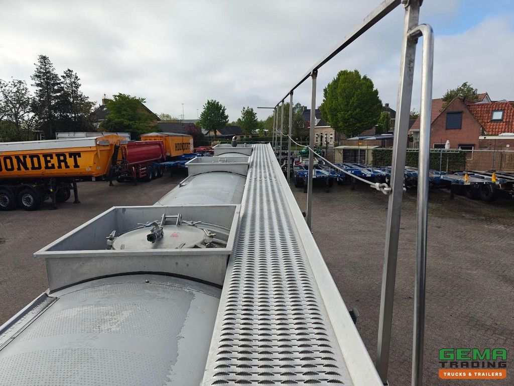 Magyar SR A1 SD2A0N SRMAGS 25000L - Chemie/Agro Geïsolleerde Tank - Hydraulische Lospomp - 1 Compartiment - Alcoa - 5380KG - SAF assen Schijfrem