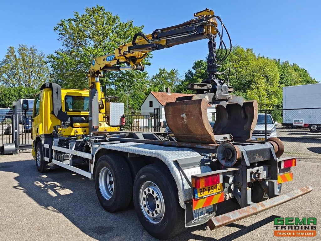 DAF CF 75.310 FAN 6x2/4 Day Cab Euro3 - 21T VDL Hooklift System + Effer 120-2S + Rotator + Grapple - Manual Transmission