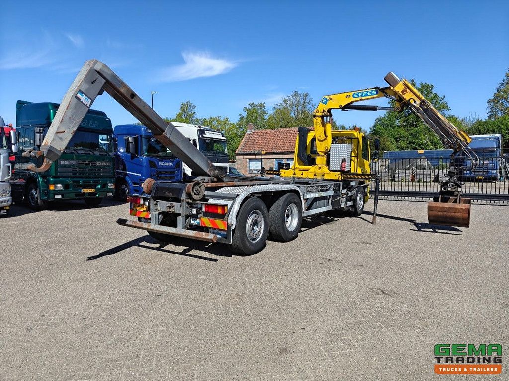 DAF CF 75.310 FAN 6x2/4 Day Cab Euro3 - 21T VDL Hooklift System + Effer 120-2S + Rotator + Grapple - Manual Transmission