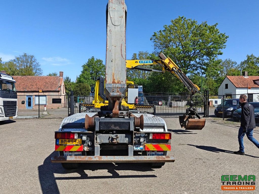 DAF CF 75.310 FAN 6x2/4 Day Cab Euro3 - 21T VDL Hooklift System + Effer 120-2S + Rotator + Grapple - Manual Transmission