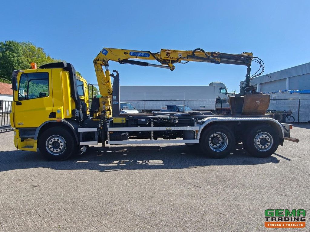 DAF CF 75.310 FAN 6x2/4 Day Cab Euro3 - 21T VDL Hooklift System + Effer 120-2S + Rotator + Grapple - Manual Transmission