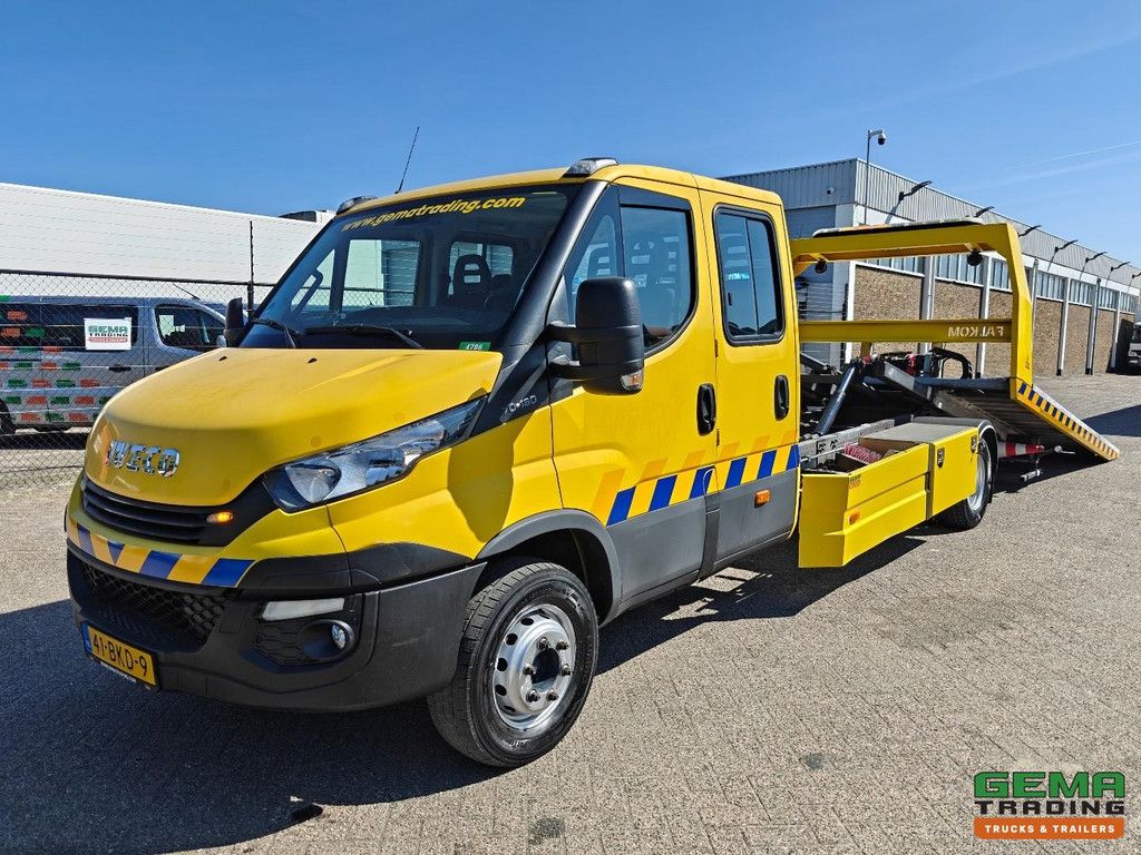 Iveco 70C18 4x2 Euro 6Y Doppelkabine (7 Personen) - Falkom FAS3000 + Seilwinde 3600 kg (Fernbedienung) + Ankerleine 1500 kg - TÜV bis 01/2027