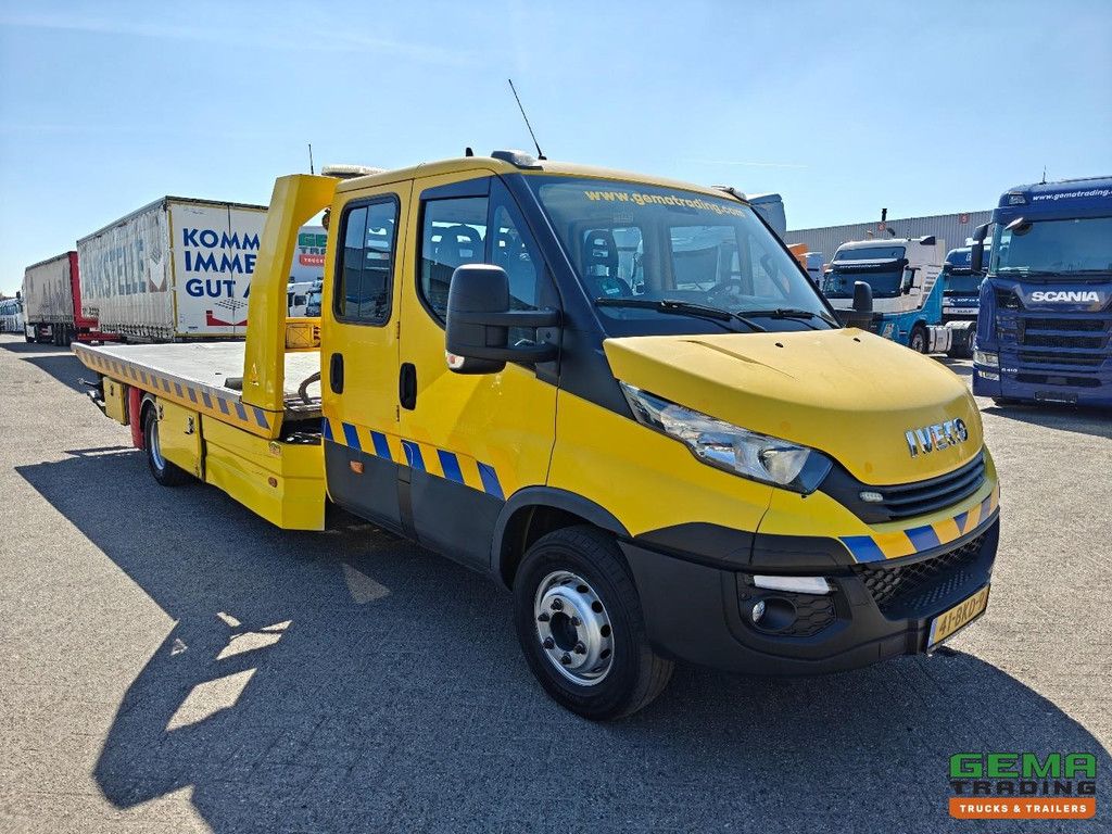 Iveco 70C18 4x2 Euro 6Y Doppelkabine (7 Personen) - Falkom FAS3000 + Seilwinde 3600 kg (Fernbedienung) + Ankerleine 1500 kg - TÜV bis 01/2027