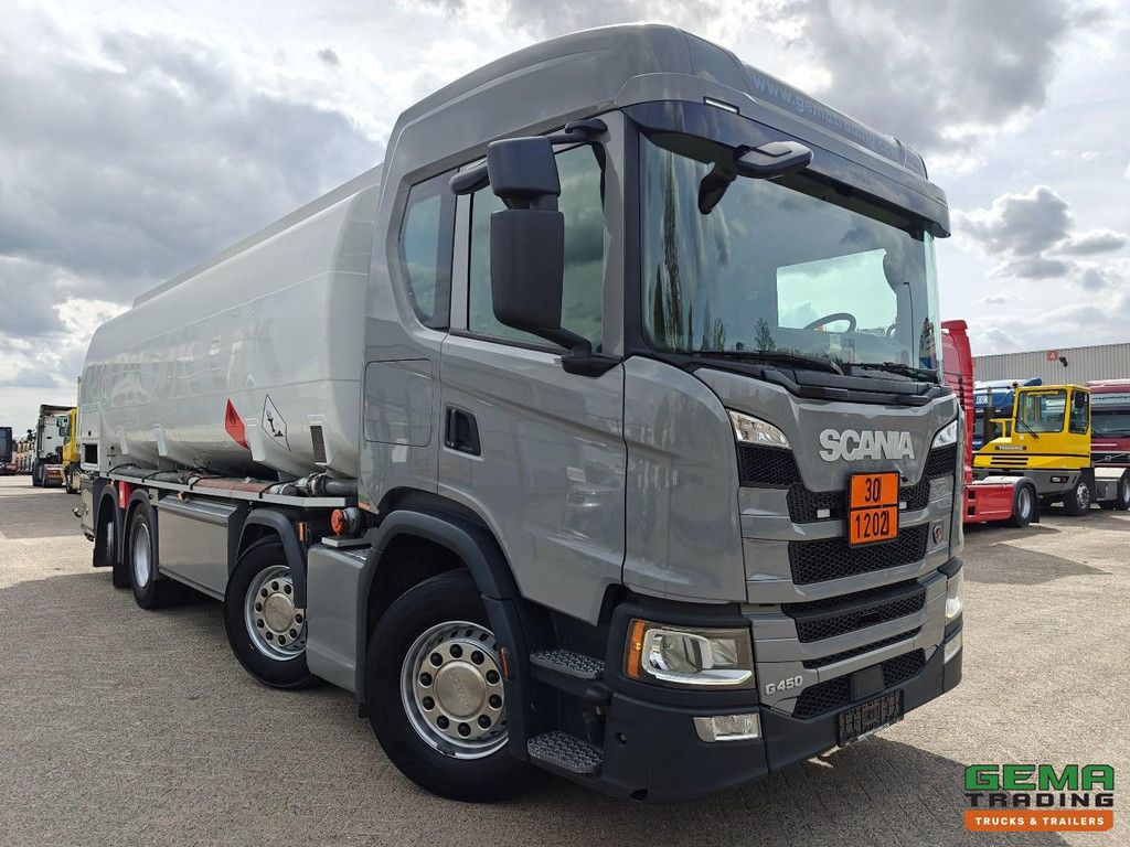 Scania G450 8x2/6 Schlafkabine Euro6C - HMK Kraftstofftank 24.125 l - 5 Abteile - ADR AT/FL - Vollluft