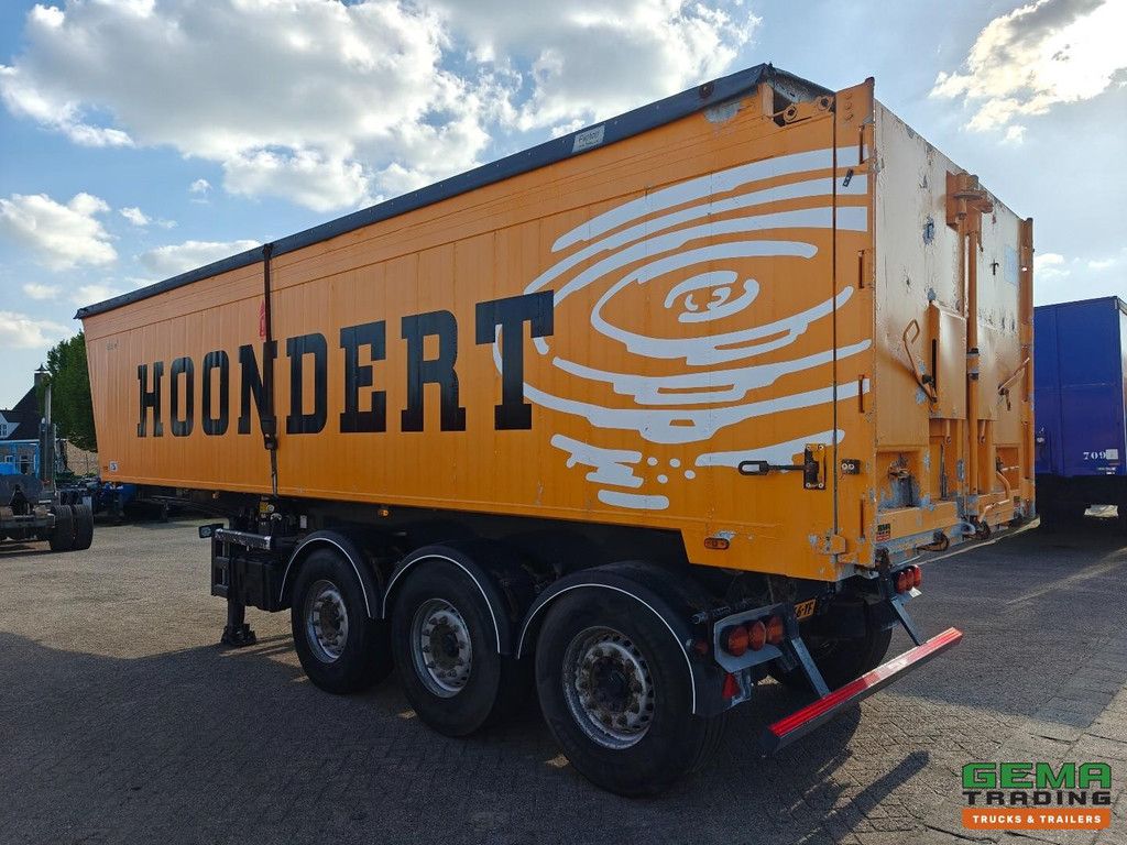 Stas SA339K Aluminium-Kipper 38,5 m³ – Elektrische Plane (ferngesteuert) – Aluminium-Fahrgestell – 6140 kg – Mercedes-Scheibenbremsachsen – Liftachse – TÜV bis 11