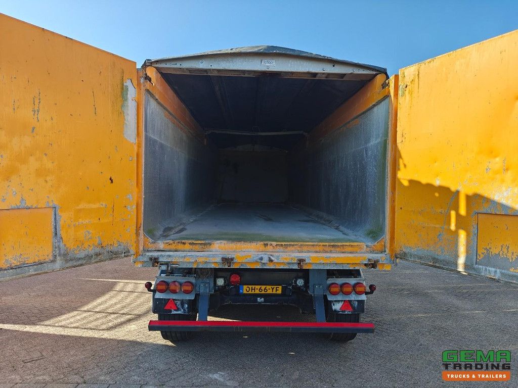 Stas SA339K Aluminium-Kipper 38,5 m³ – Elektrische Plane (ferngesteuert) – Aluminium-Fahrgestell – 6140 kg – Mercedes-Scheibenbremsachsen – Liftachse – TÜV bis 11