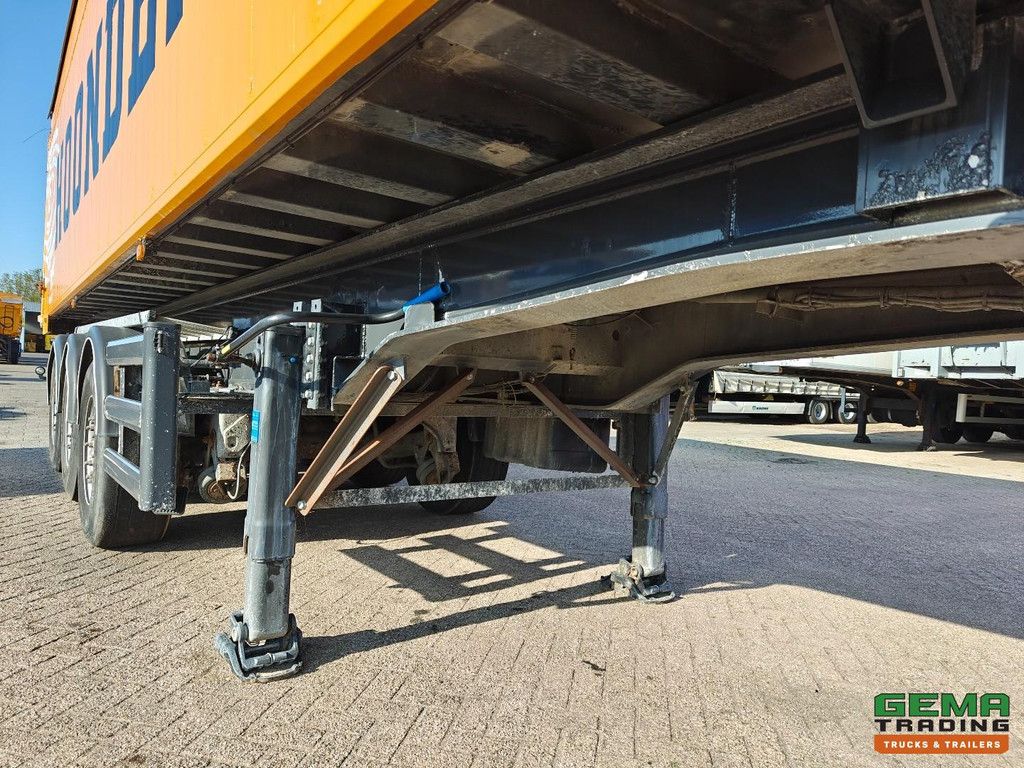 Stas SA339K Aluminium-Kipper 38,5 m³ – Elektrische Plane (ferngesteuert) – Aluminium-Fahrgestell – 6140 kg – Mercedes-Scheibenbremsachsen – Liftachse – TÜV bis 11