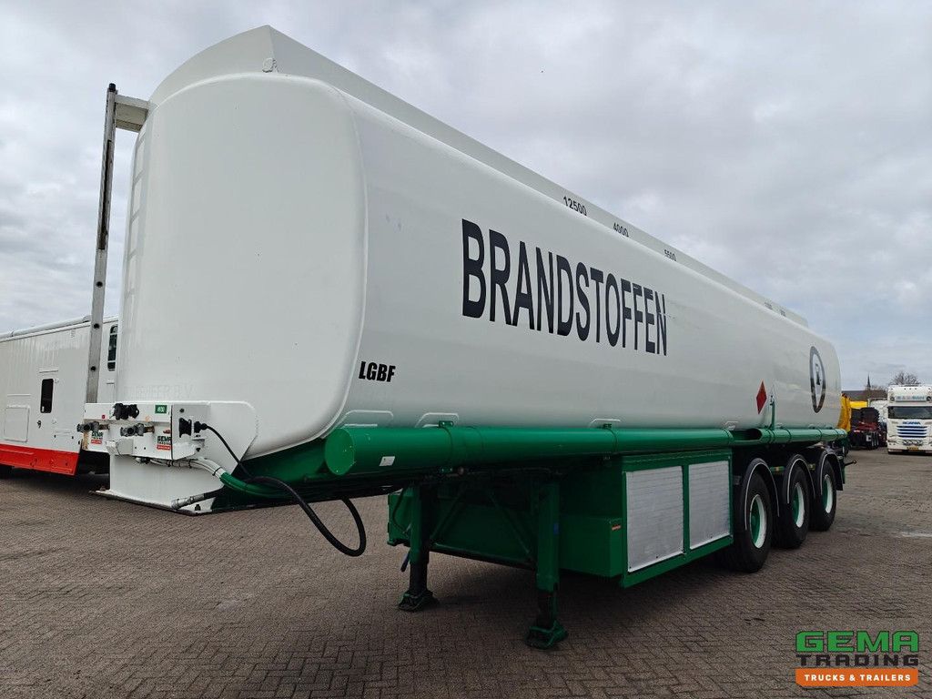 Burg BPO 13-30 Kraftstofftank 50.500 l – 5 Kammern – 2x Liftachse – 3 Achsen SAF-Trommel – ADR FL AT