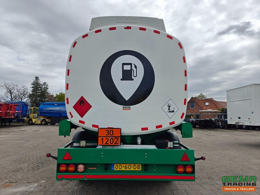 Burg BPO 13-30 Kraftstofftank 50.500 l – 5 Kammern – 2x Liftachse – 3 Achsen SAF-Trommel – ADR FL AT