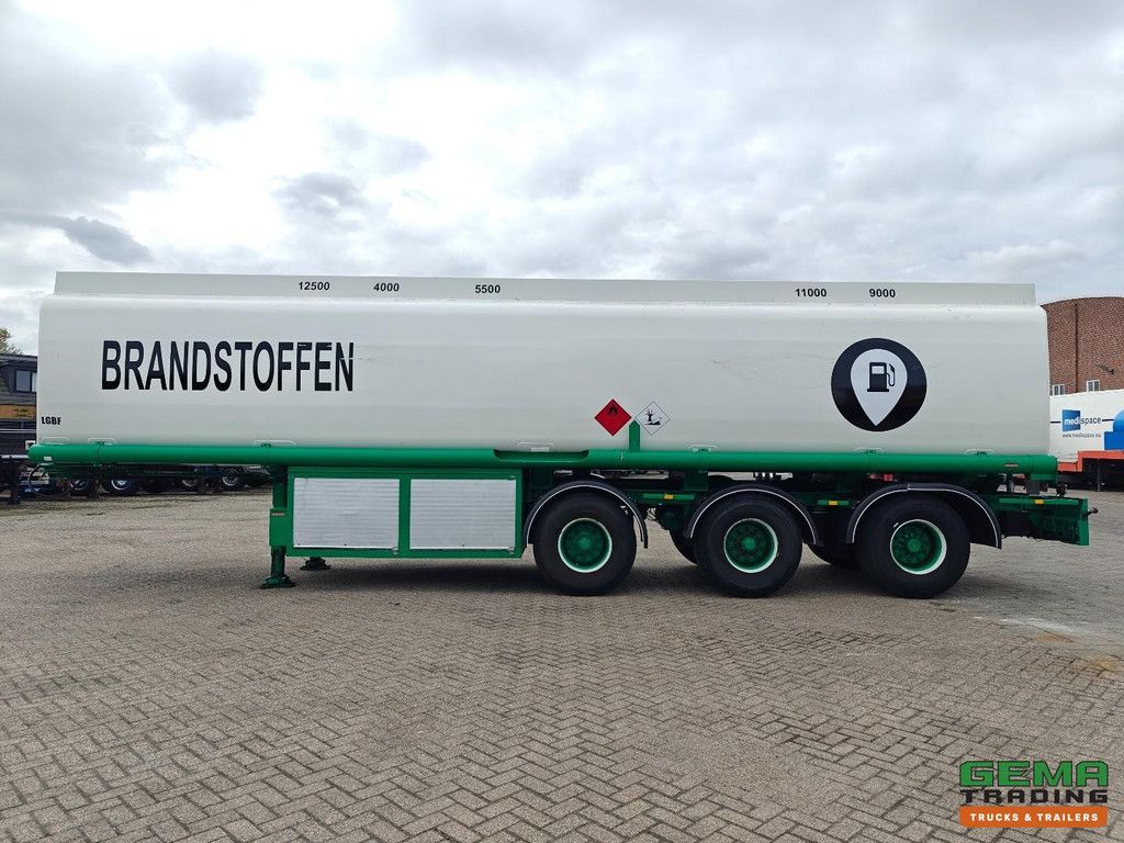 Burg BPO 13-30 Kraftstofftank 50.500 l – 5 Kammern – 2x Liftachse – 3 Achsen SAF-Trommel – ADR FL AT