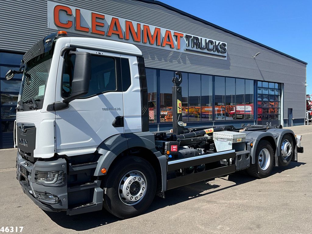 Man TGS 26.470 Euro 6 Retarder Hyvalift 20 Ton haakarmsysteem