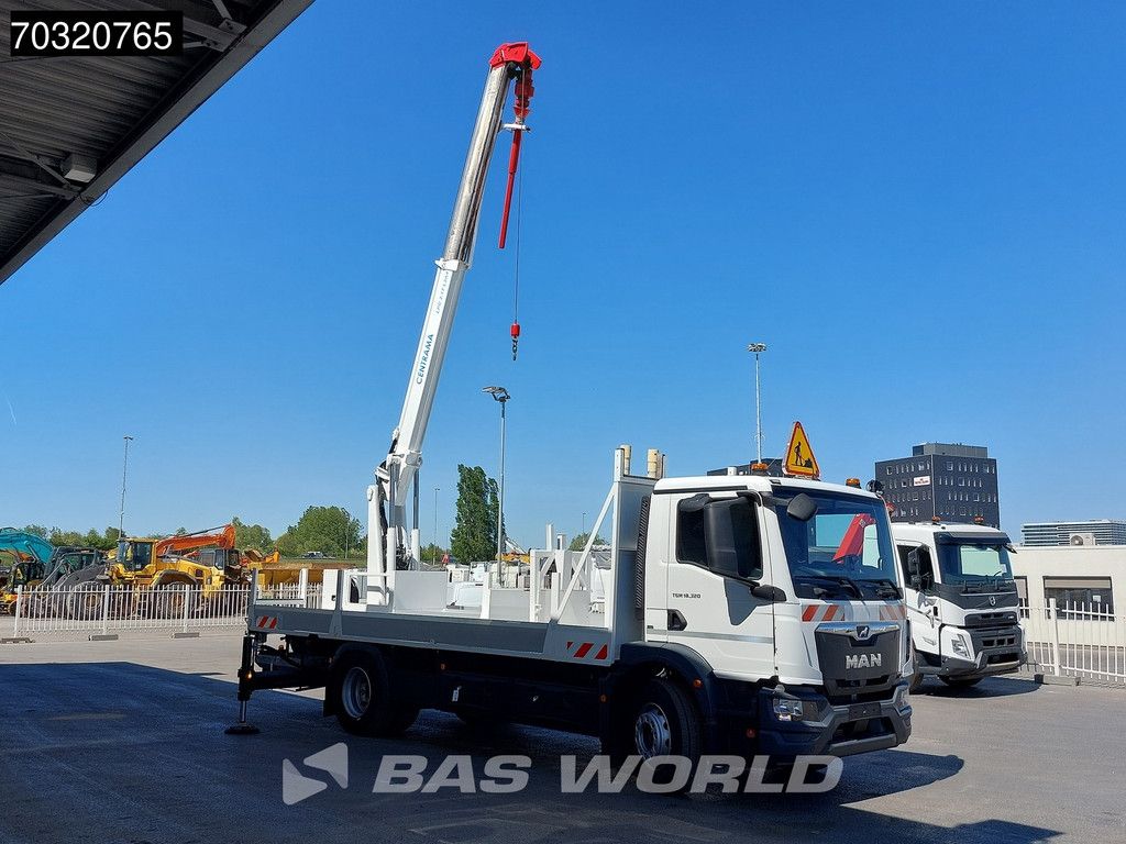 MAN TGM 18.320 4X2 NEW! Centrama L2A4 Crane Hydraulic drilling installation Extra attachments