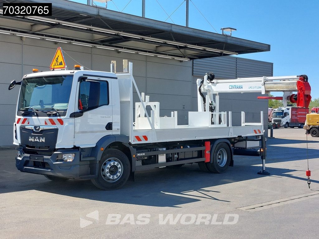 MAN TGM 18.320 4X2 NEW! Centrama L2A4 Crane Hydraulic drilling installation Extra attachments