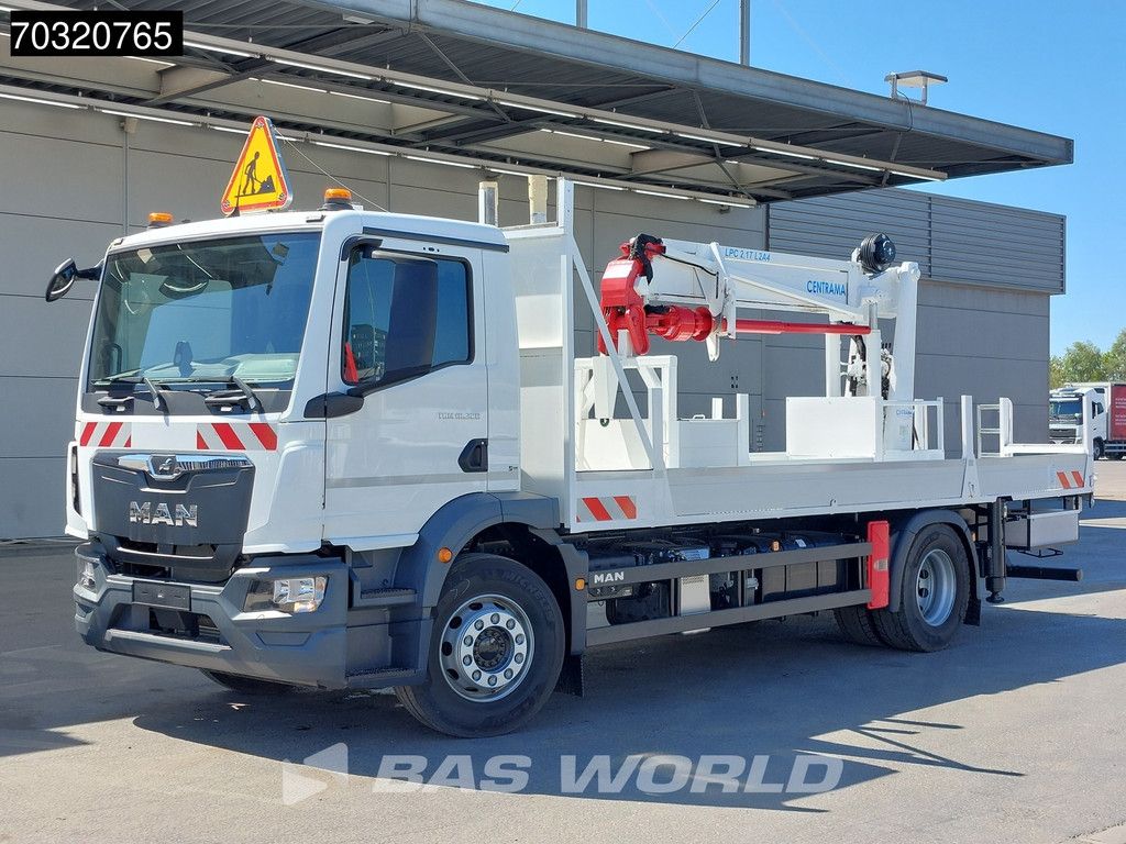 MAN TGM 18.320 4X2 NEW! Centrama L2A4 Crane Hydraulic drilling installation Extra attachments