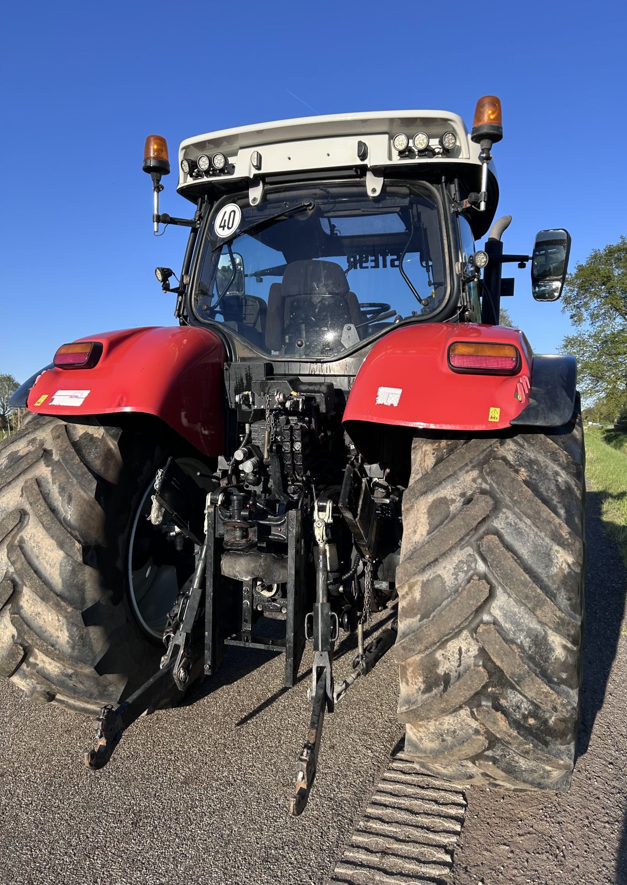 Steyr 6175 CVT 2016 frontaftakas gps