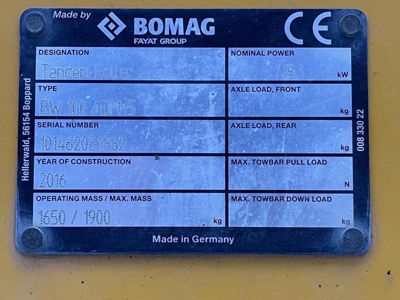 Bomag BW 100 ADM 5
