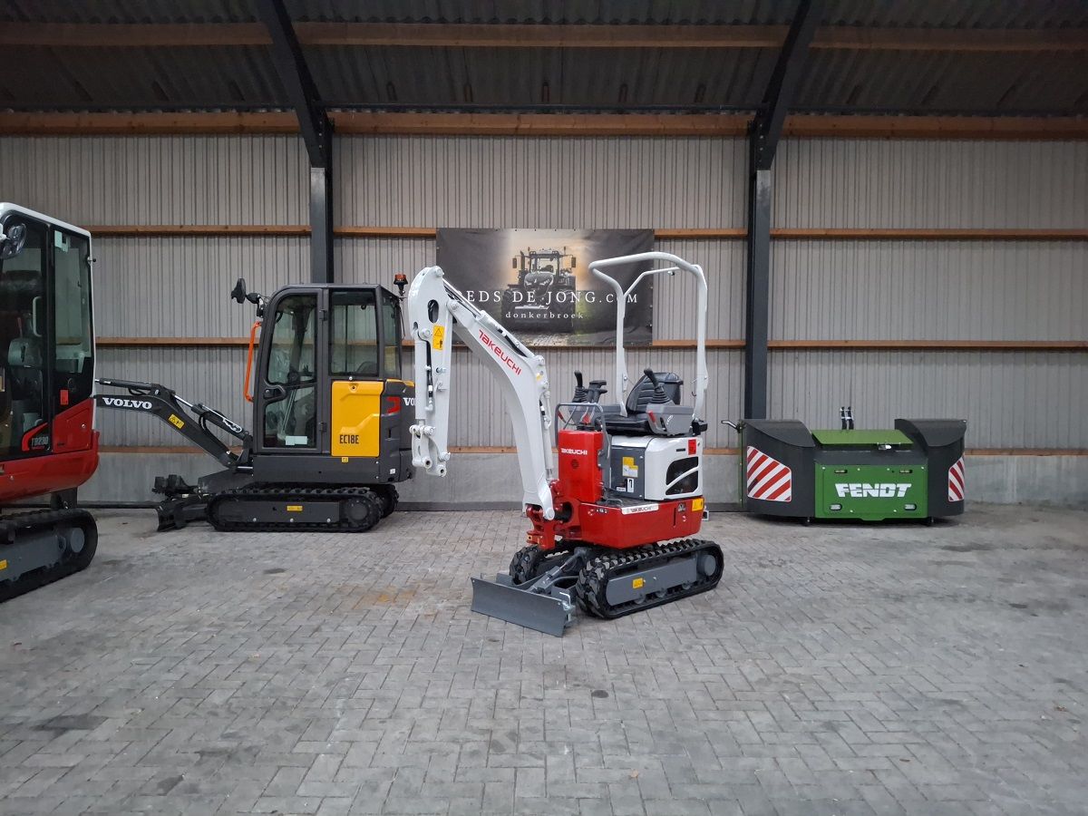 Takeuchi TB210R, minigraver, minikraan, BJ2026, 4 stuks, Nieuw!