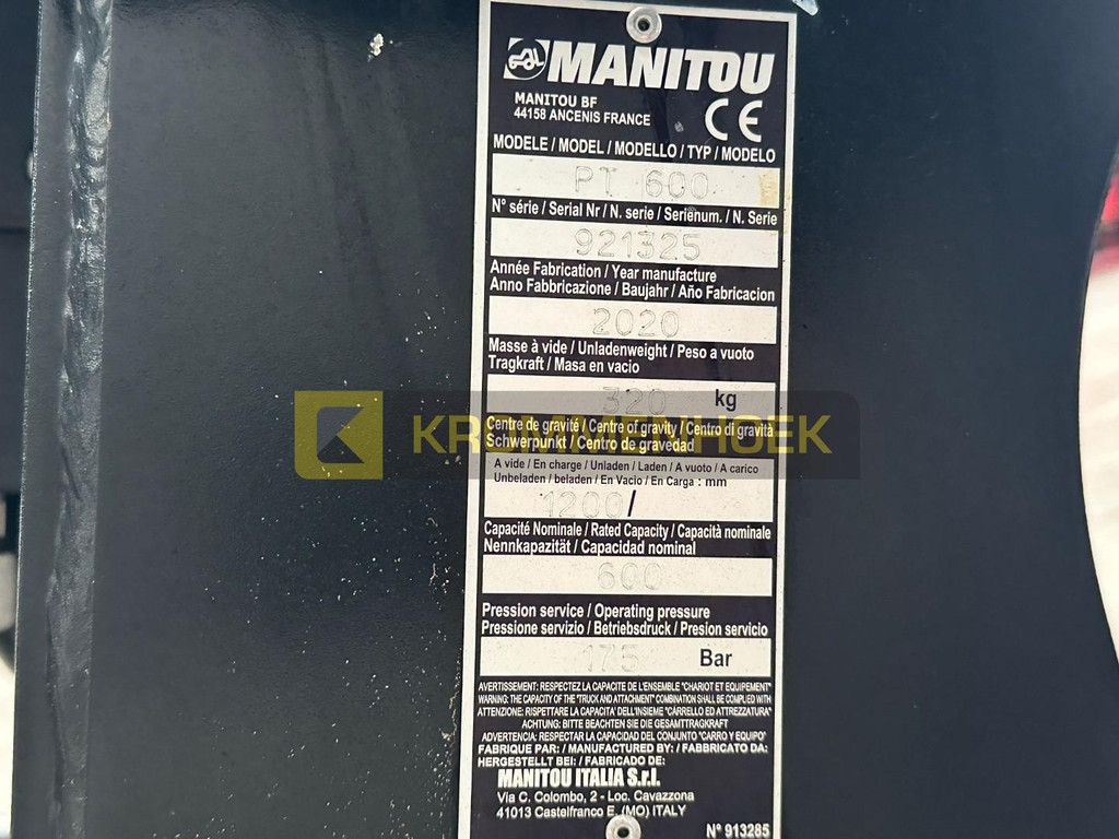Manitou PT 600 KH9642-B
