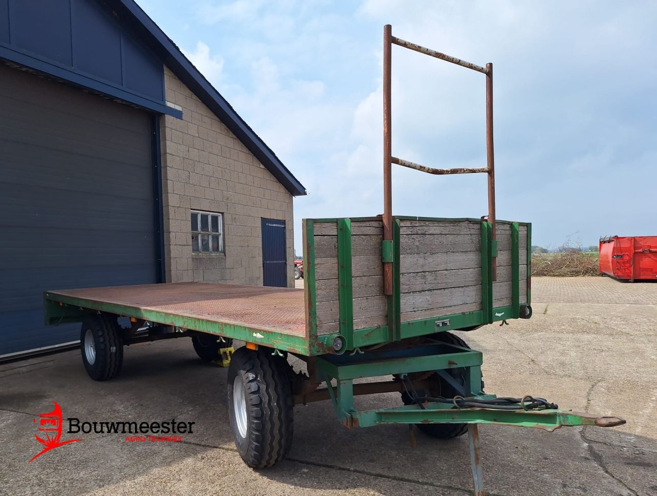 Mooie licht Jadico 10-tons landbouwwagen, nieuwe banden!